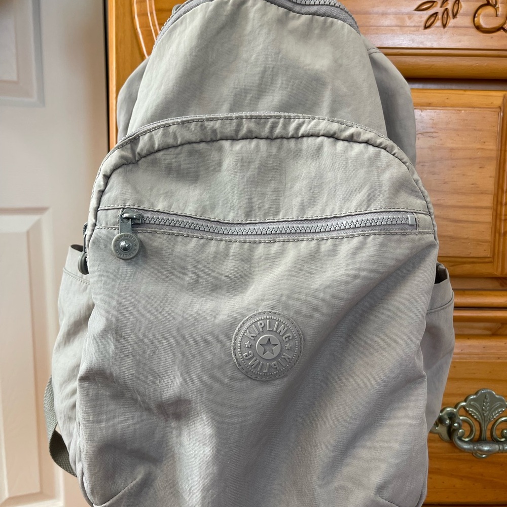 Kipling Gray Backpack
